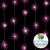 Светодиодная нить Розового свечения, 3м, 30 Led