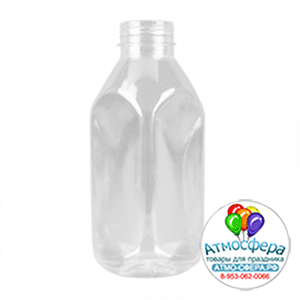 ПЭТ 0,5л 38 квадр прозр (100шт)
