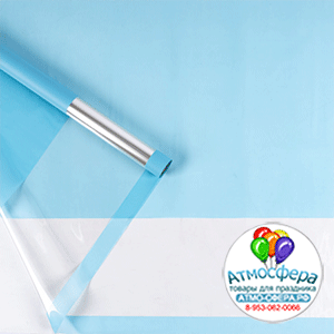 Пленка матовая Окно Голубая 58 см*10 м