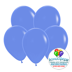 Шар (12''/30 см) Барвинок (Лавандово синий), Пастель, 50 шт., Sempertex